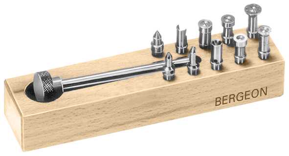 Lathe Stake Holder Runner with 10 Stakes, on Stand