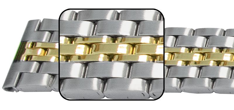 16mm (16x14) Row 3,4,5 Mirror, 2T, Safety Clasp