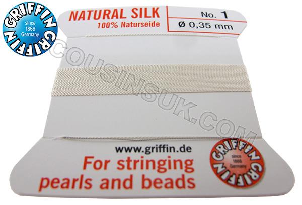 White, Ø0.35mm (1) Silk Thread