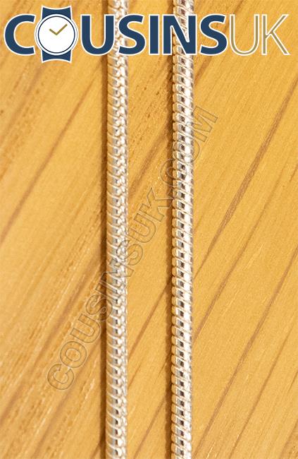 Silver, Ø1.80mm Snake Chain, 18 Inch (45cm)