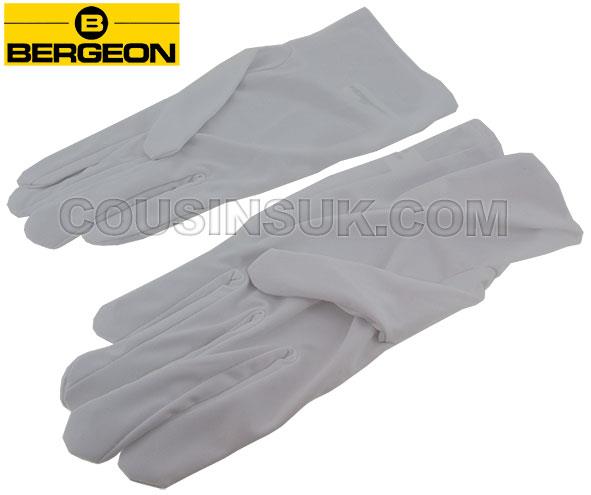 White, Small Microfibre Gloves