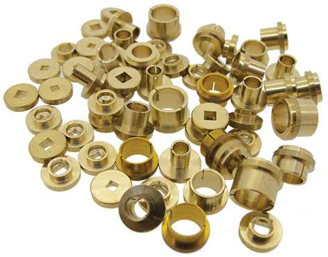 Clock repair parts 50 brass collets 