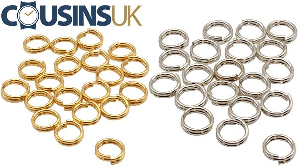 Base Metal (Plated) Split Rings