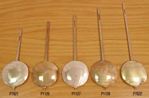 Pendulums, English Dial (Fusee)
