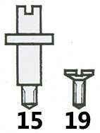 Setting Lever & Setting Lever Spring Screws (Wristwatch) Assorted