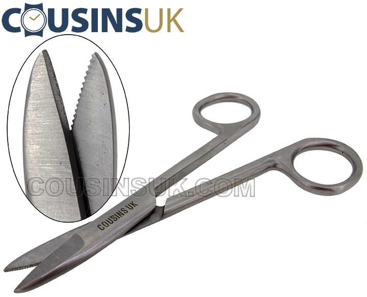 Cousins Swiss Style (Straight Tips) One Serrated Jaw