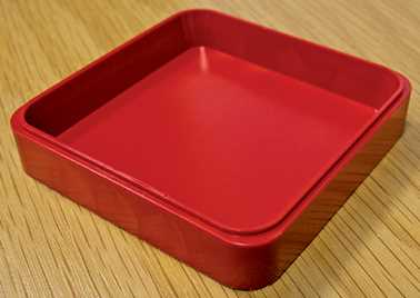 Red (70mm x 13mm) Tray